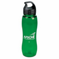 25 Oz. Tritan Slim Grip Bottle W/ Crest Lid